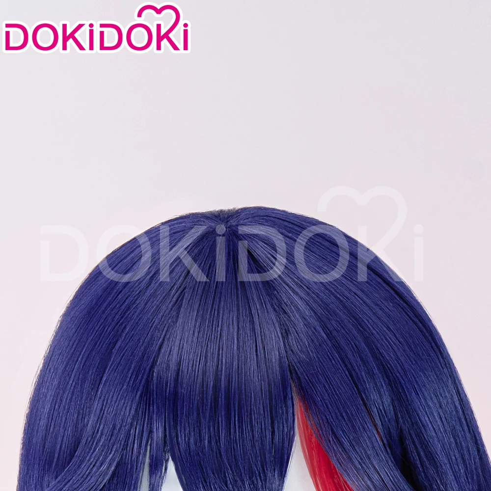 【Ready For Ship】DokiDoki Anime KILL la KILL Cosplay Matoi Ryuuko Wig Short Straight Dark Blue Hair - Image 4