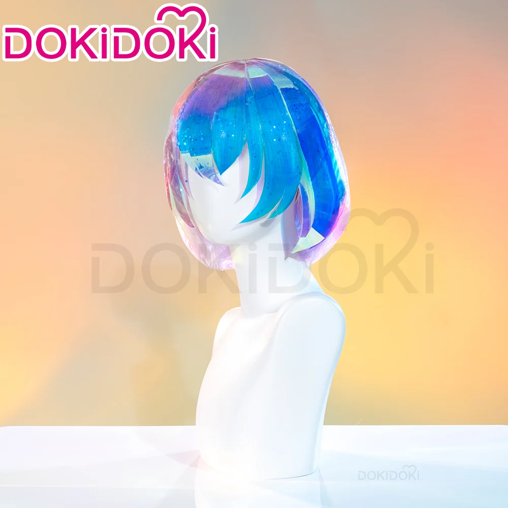 【Ready For Ship】DokiDoki Anime Land of the Lustrous Cosplay Diamond Wig Short Curly Hair/Shinny Laser Paper / Glitter/ Aurora Laser Sequins - Image 6