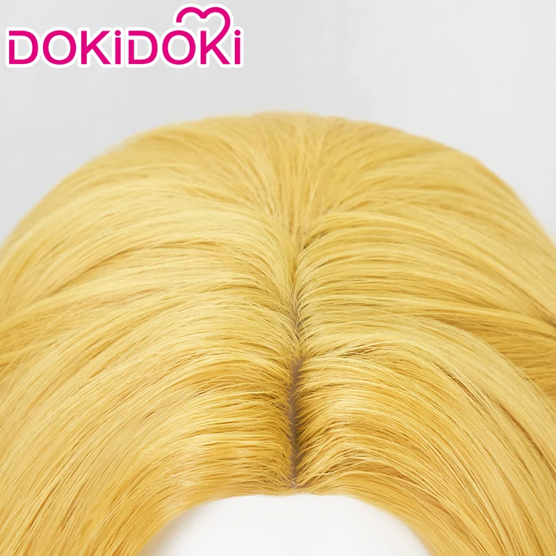 【Ready For Ship】DokiDoki Anime Manga Delicious in Dungeon Cosplay Marcille Donato Wig Long Straight Yellow Hair Dungeon Meshi - Image 4