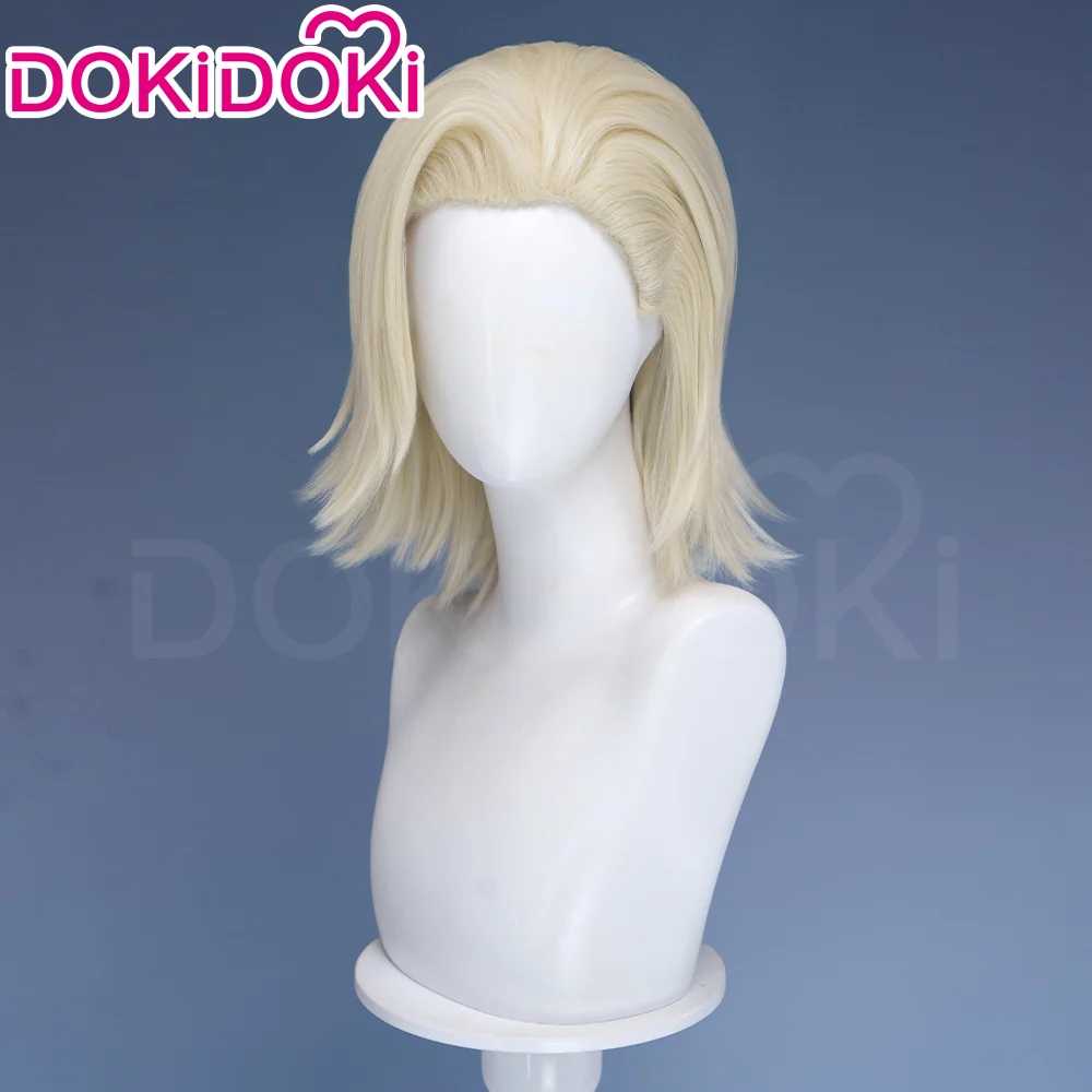 DokiDoki Anime Manga GACHIAKUTA Cosplay Gris Rubion Wig Short Blonde Hair - Image 3