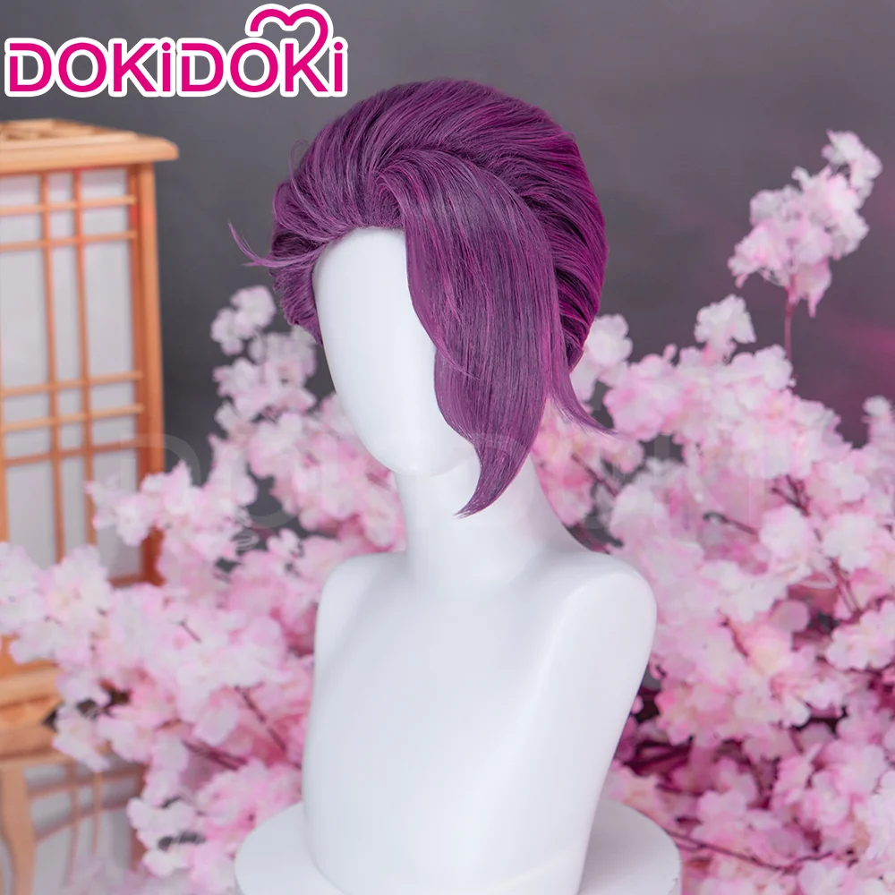 【Ready For Ship】DokiDoki Anime Manga Hell's Paradise: Jigokuraku Cosplay Rien Wig Short Violet Hair - Image 2