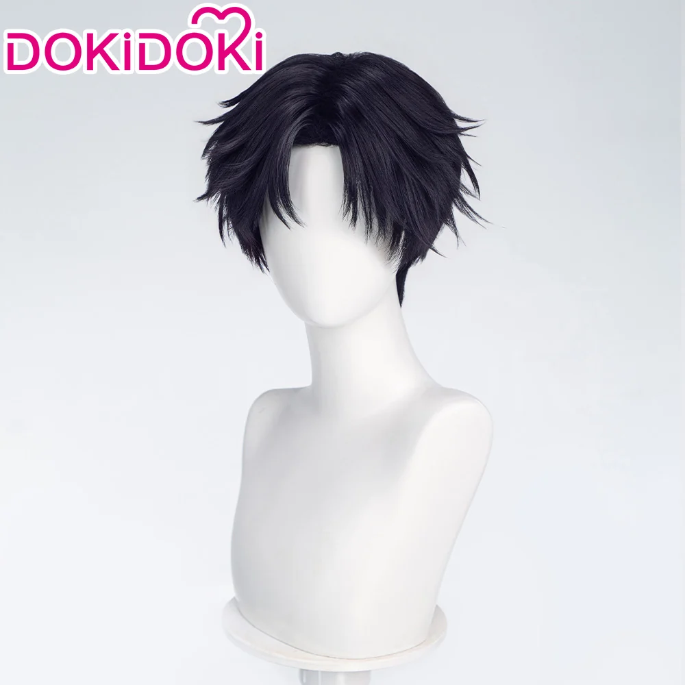 DokiDoki Anime MARRIAGETOXIN Cosplay Gero Hikaru Wig Short Black Hair - Image 3