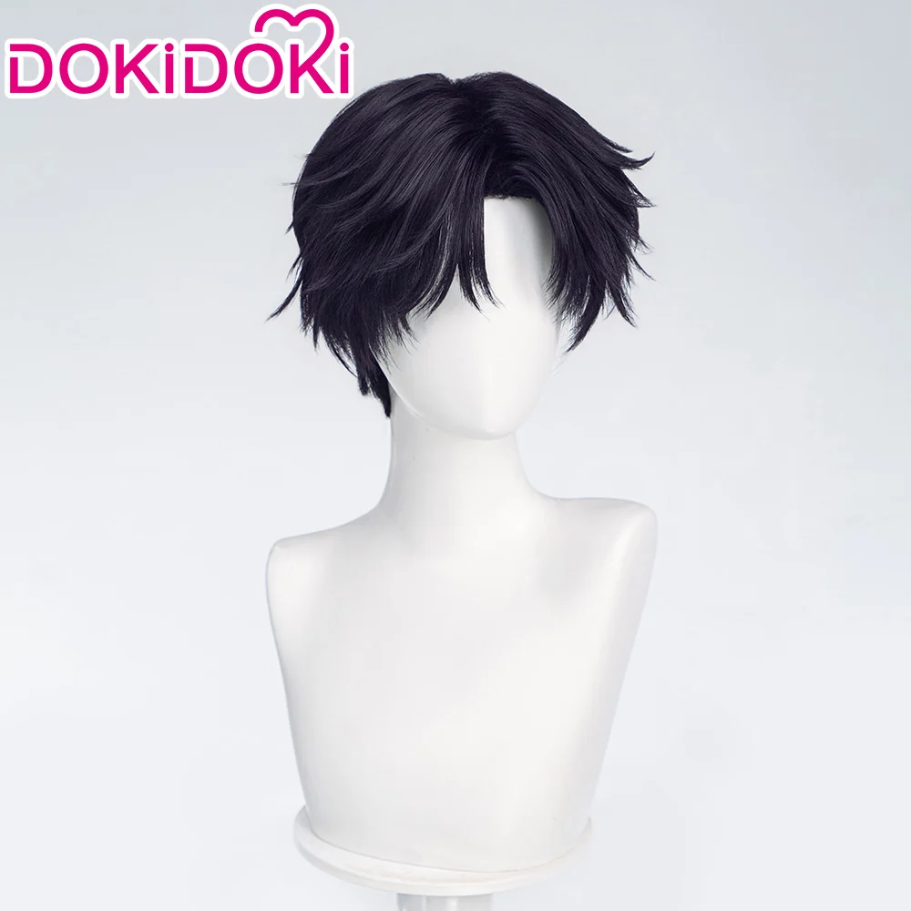 DokiDoki Anime MARRIAGETOXIN Cosplay Gero Hikaru Wig Short Black Hair - Image 4