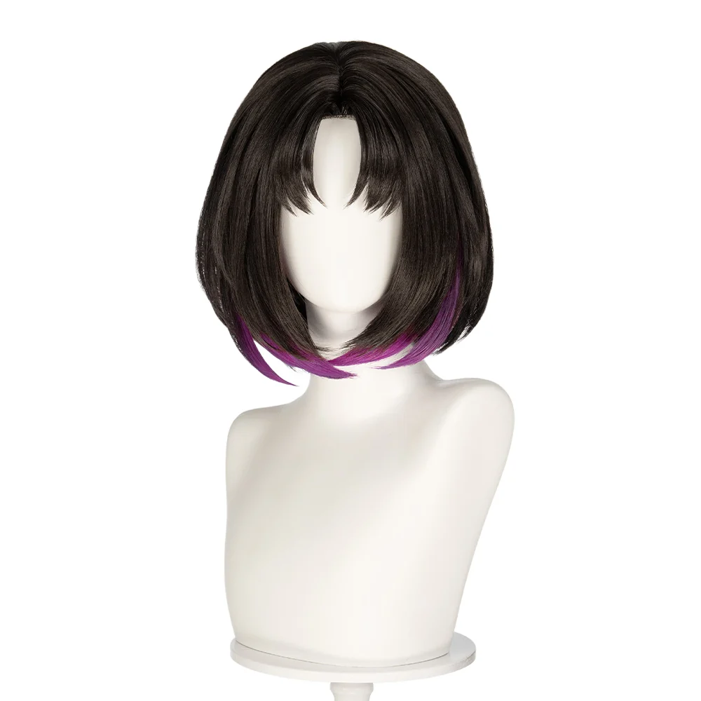 DokiDoki Anime Miss Kobayashi’s Dragon Maid Cosplay Elma Wig Short Black Hair - Image 2