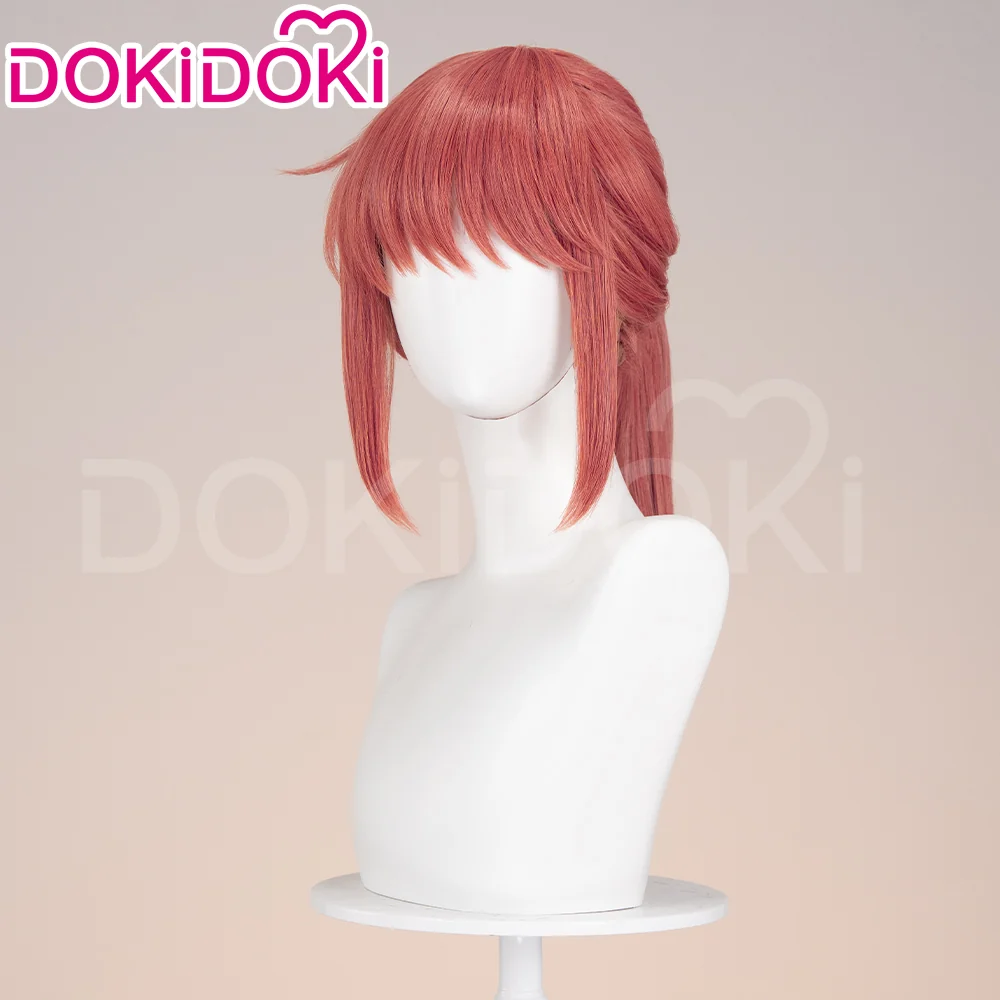 【Ready For Ship】DokiDoki Anime Miss Kobayashi's Dragon Maid Cosplay Kobayashi Wig Long Straight Red Hair - Image 3