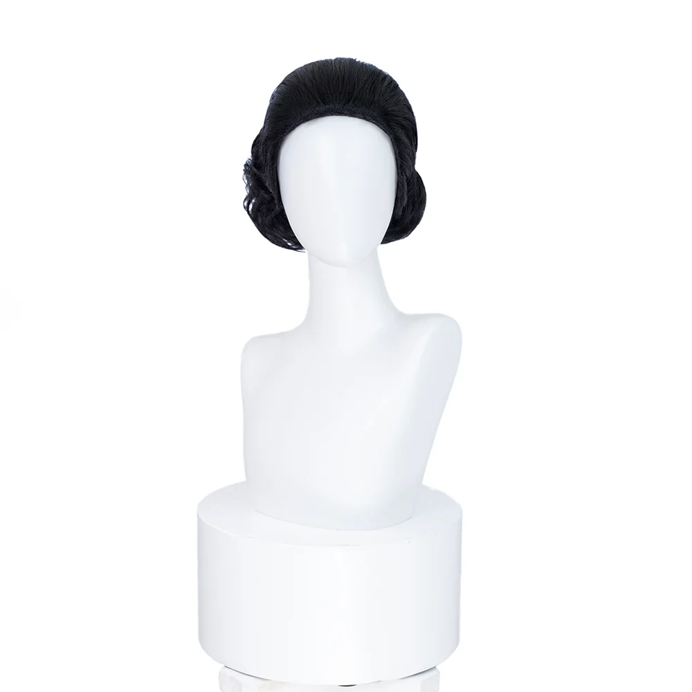 DokiDoki Anime Movie The Boy and the Heron Cosplay Lady Himi Wig Short Black - Image 5