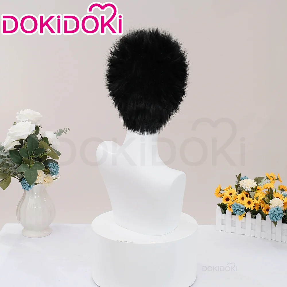 【Ready For Ship】DokiDoki Anime NANA Cosplay Honjo Ren Wig Short Straight Black Hair - Image 3