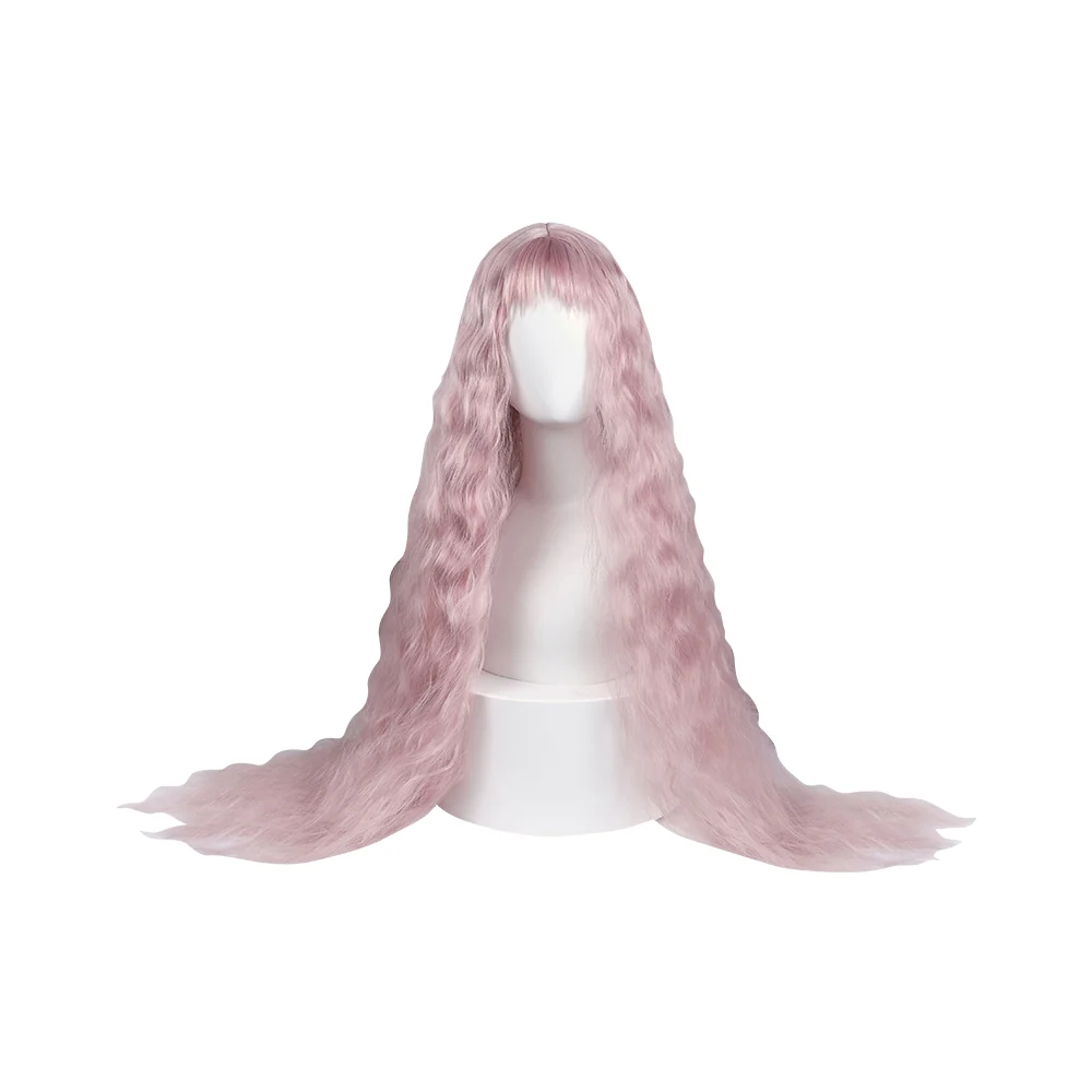 【Ready For Ship】DokiDoki Anime NANA Cosplay Reira Serizawa Wig Long Curly Pink Hair Layla - Image 5