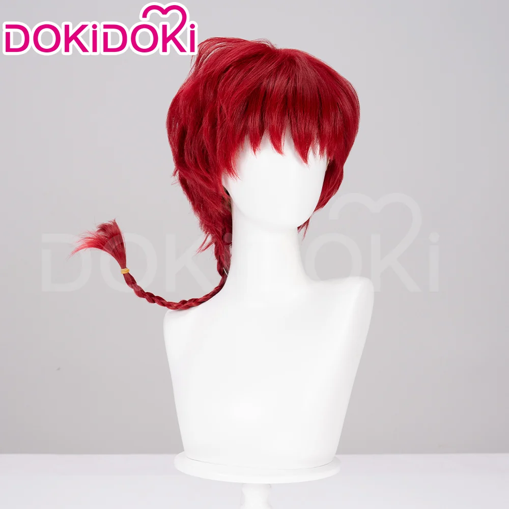 【Ready For Ship】DokiDoki Anime Ranma Nibun-no-Ichi Cosplay Ranma Wig Red Ranma1/2 - Image 3