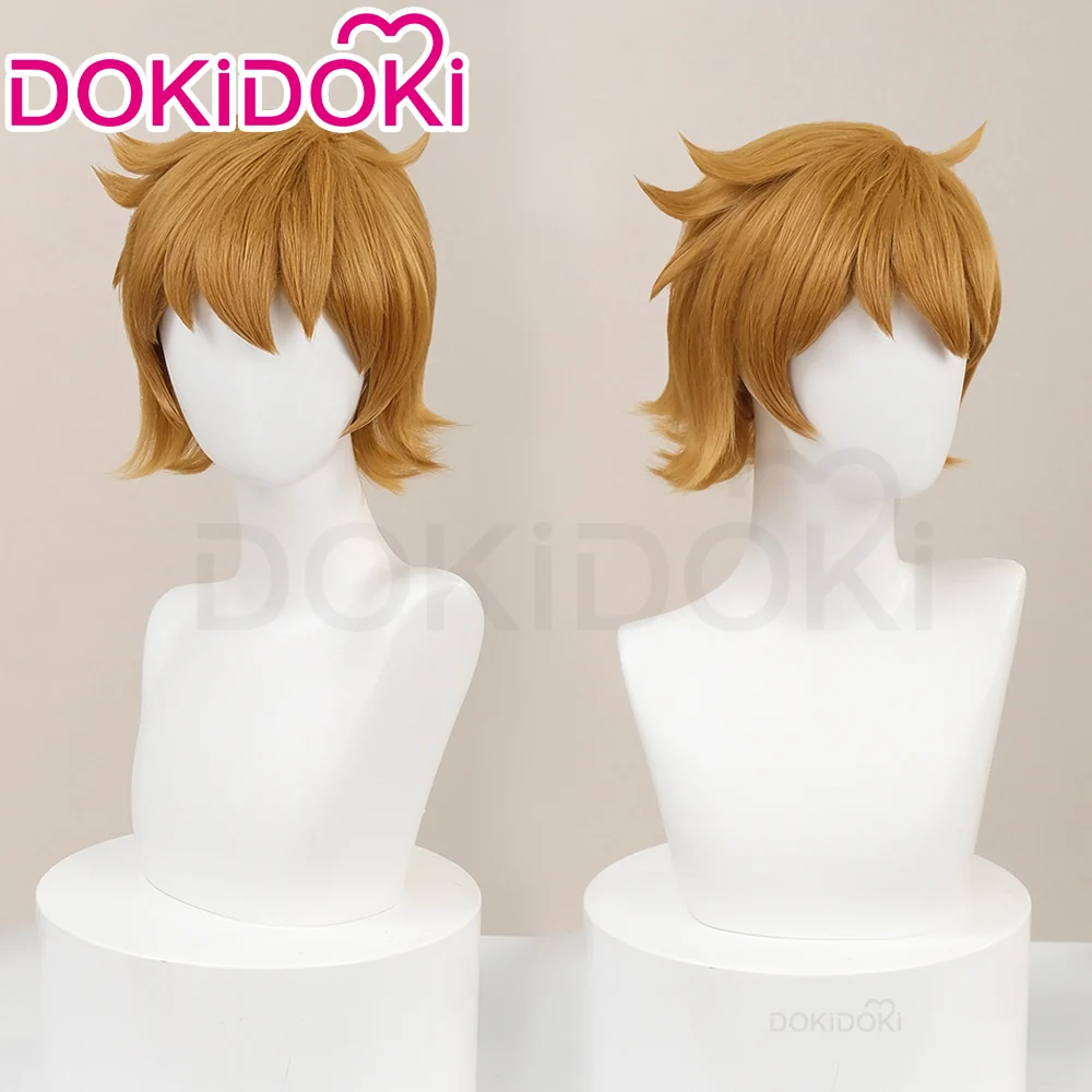 【Ready For Ship】DokiDoki Anime Scott Pilgrim Takes Off Cosplay Scott Pilgrim Wig Brown Short