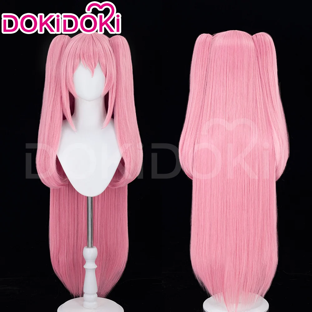 【Anime Ver Ready For Ship】DokiDoki  Anime Seraph Of The End Cosplay Krul Tepes Cosplay Wig / Headwear Long Pink Wig Halloween - Image 3