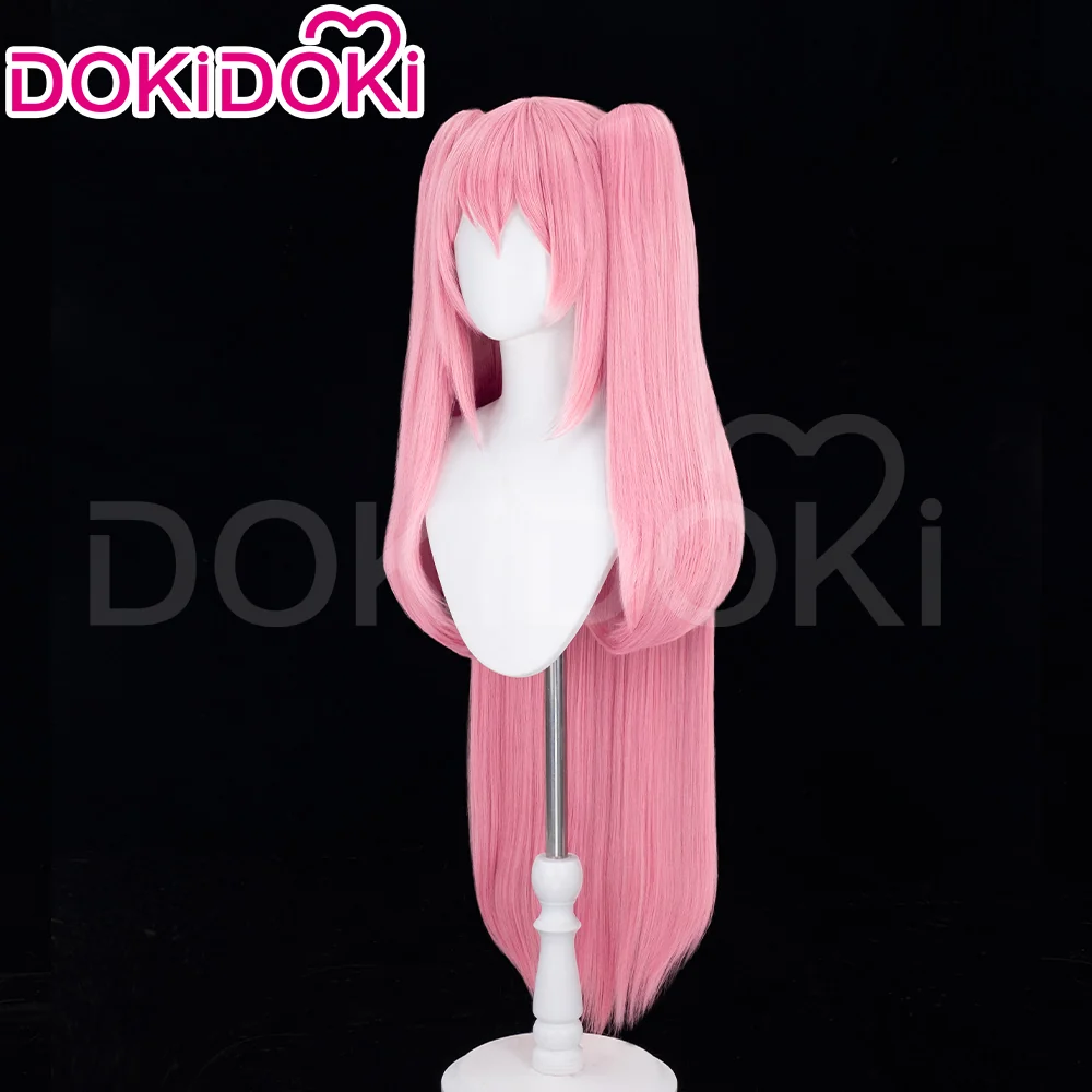 【Anime Ver Ready For Ship】DokiDoki  Anime Seraph Of The End Cosplay Krul Tepes Cosplay Wig / Headwear Long Pink Wig Halloween - Image 5