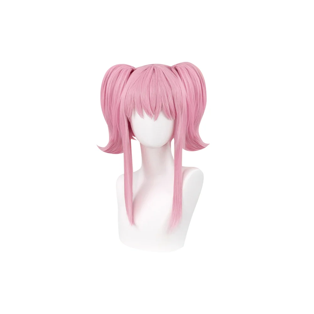 DokiDoki Anime Shugo Chara Cosplay Hinamori Amu Daiya Wig Pink Long Hair Amulet Dia - Image 5