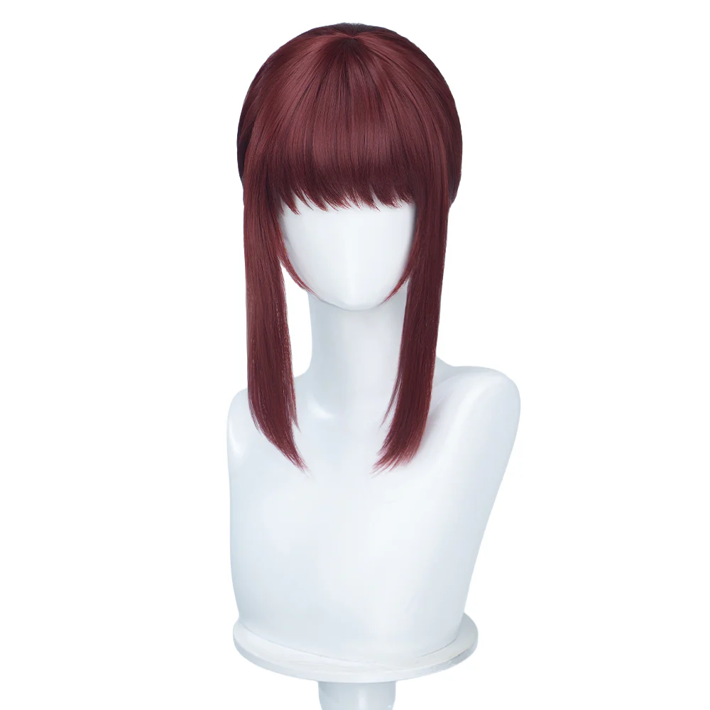 DokiDoki Anime Smoking Behind the Supermarket with You Cosplay Yamada Tayama Wig Pre-Braided Red Wig - Image 5