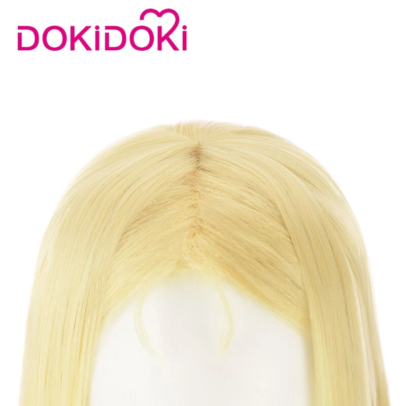DokiDoki Anime Summer Time Rendering Wigs Kofune Ushio Cosplay Wig Golden wig Long Straight Blond - Image 4