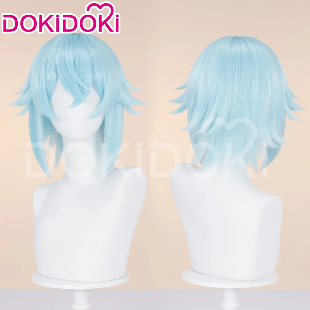 【45cm Fluffy Scalp Ready For Ship】DokiDoki Anime Sword Art Online Cosplay Asada Shino Wig Short Straight Mint Hair SAO Sinon - Image 4