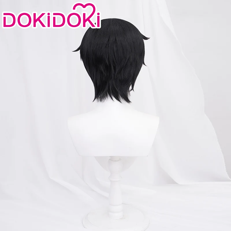 【Ready For Ship】DokiDoki Anime Sword Art Online Cosplay Kirigaya Kazuto Wig Short Straight Black Wig - Image 3