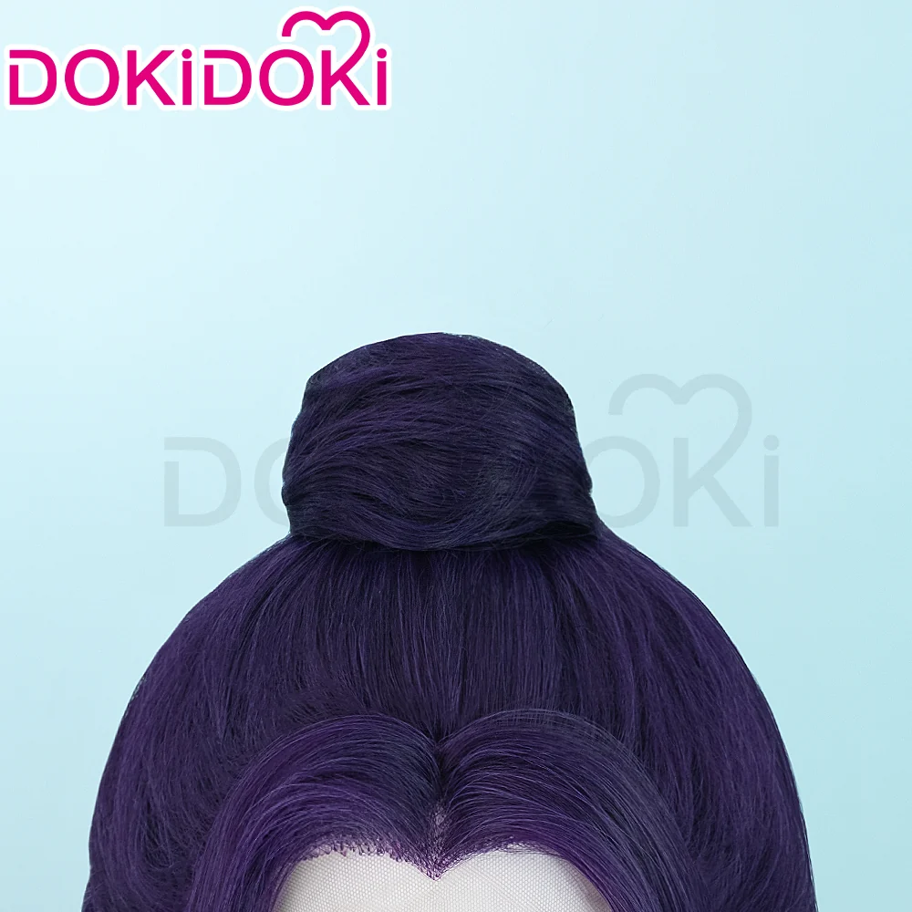 【Partially Ready For Ship】【Front Lace】DokiDoki Anime The Apothecary Diaries Cosplay Jinshi Wig Long Straight Purple Hair The Moon Fairy - Image 16