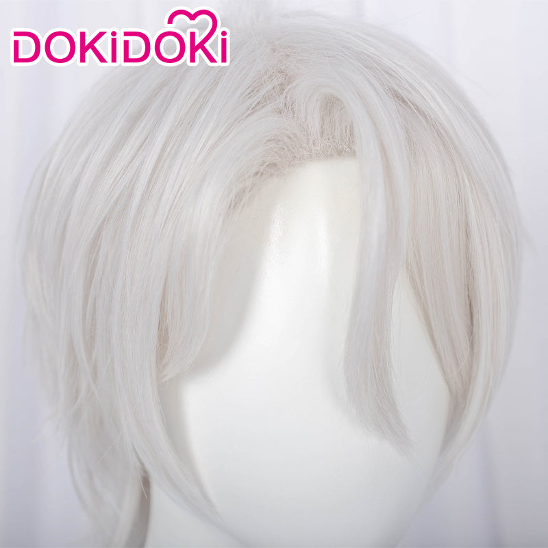 DokiDoki Anime The Case Study of Vanitas Cosplay Noé  Archiviste Cosplay Wig  Vanitas no Carte Short White Wig Men - Image 4