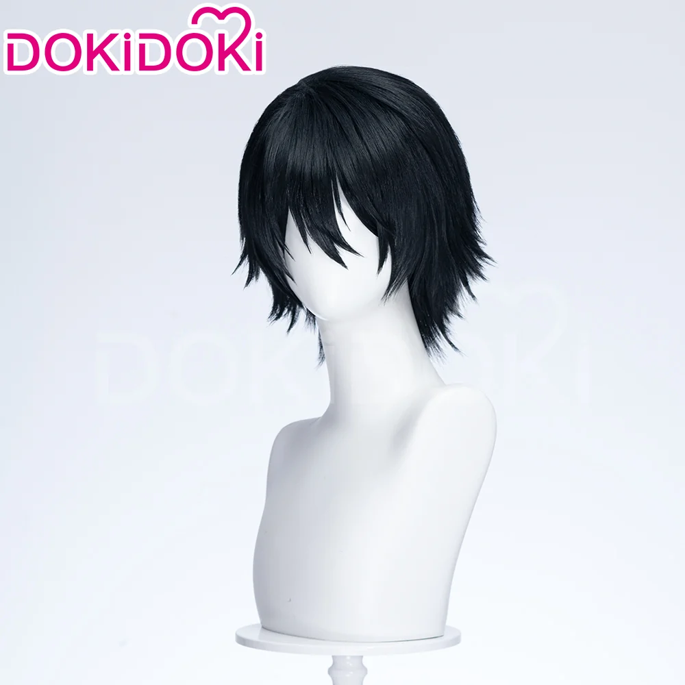 【Ready For Ship】DokiDoki Anime The Fragrant Flower Blooms with Dignity Cosplay Saku Natsusawa Wig Black Short - Image 2