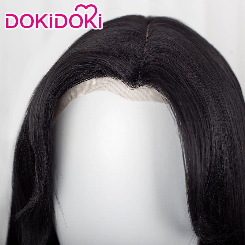【Front Lace 】DokiDoki Anime Tian Guan Ci Fu Hua Cheng Cosplay Wig Heaven Official's Blessing HuaCheng TGCF Long Straight Black Wig Men - Image 5