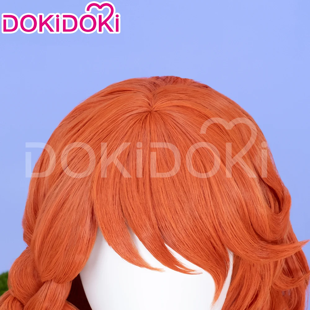 【Ready For Ship】DokiDoki Anime Wig Cosplay Wig Short Orange Hair - Image 4