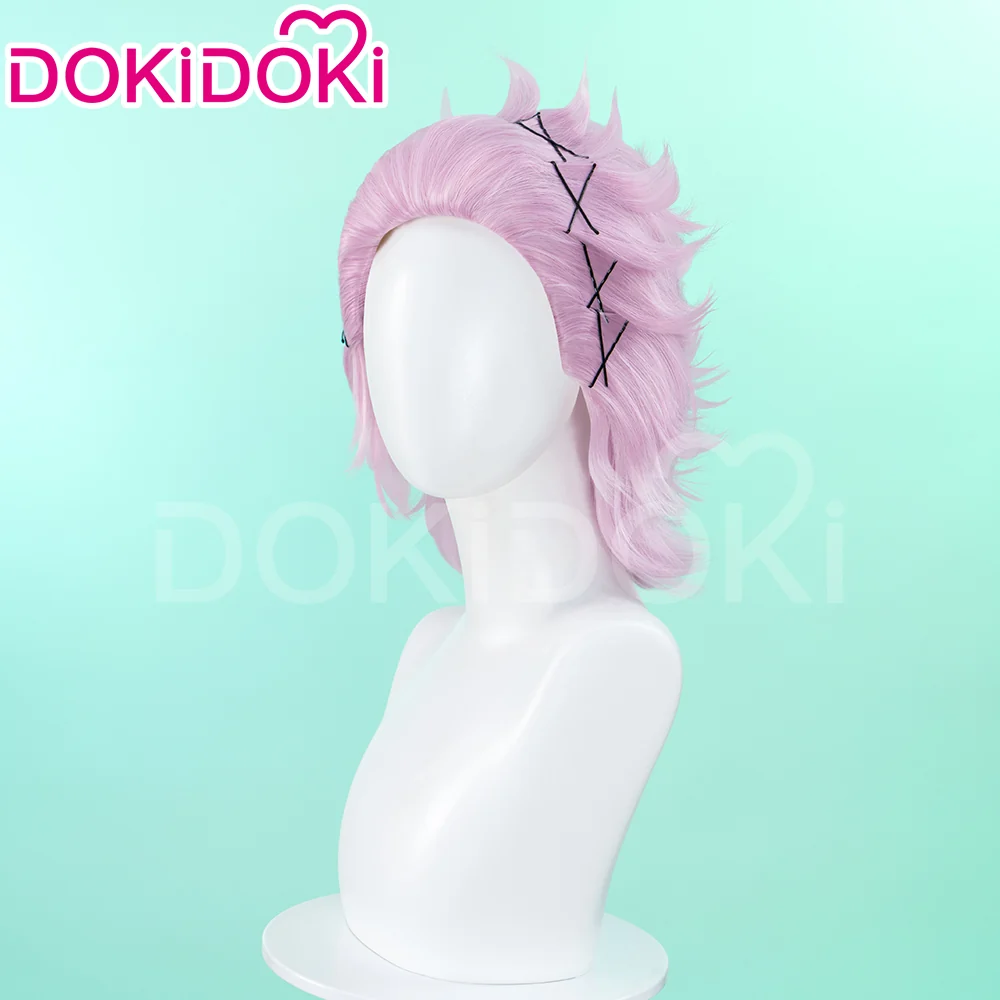 【Ready For Ship】DokiDoki Anime Wind Breaker Cosplay Mitsuki Kiryu Wig Short Straight Pink Hair - Image 3