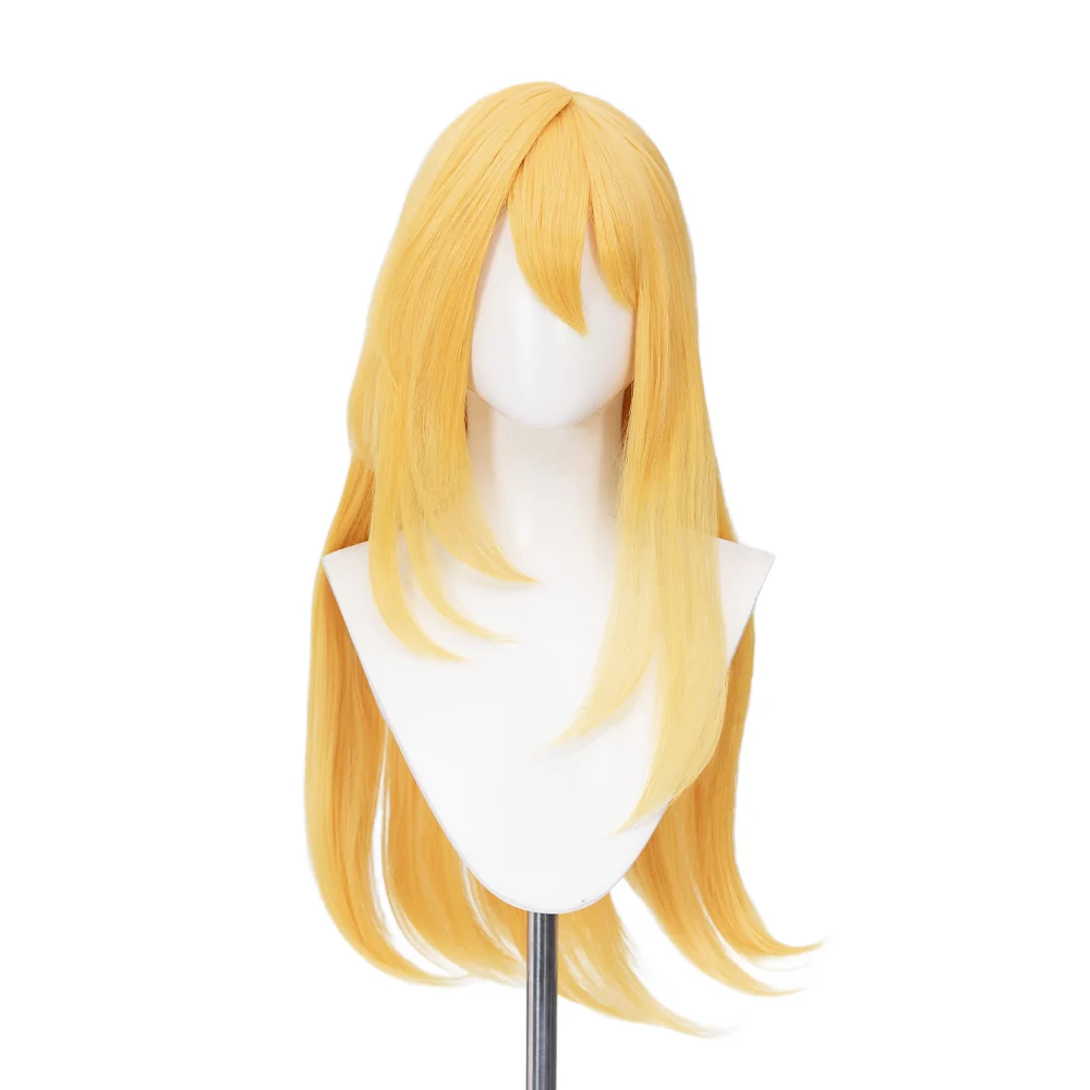 【Ready For Ship】DokiDoki Anime Cosplay Wig DMG Yellow Long Hair - Image 2