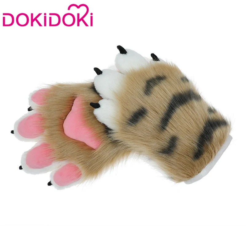 【in stock】DokiDoki Cosplay Fursuit Animal Cat Claw Paw Cute Furry Winter Fingerless Gloves Bear Paw - Image 15
