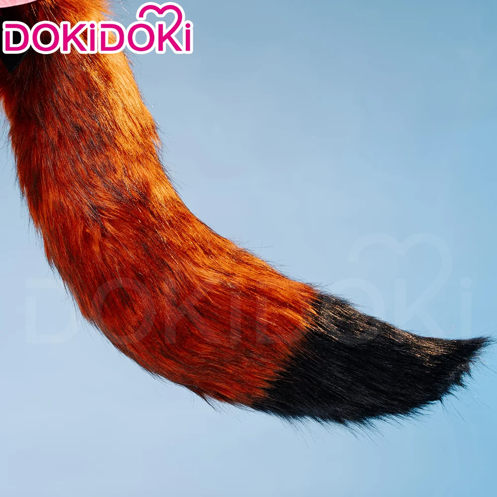 【Partial Ready For Ship】DokiDoki Cosplay Orange Fluffy Ear Tail - Image 3