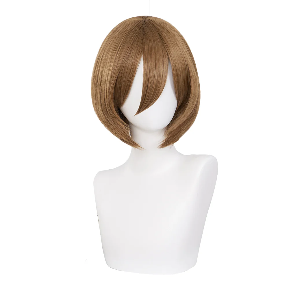 【Ready For Ship】DokiDoki Prooject Sekaai Colorful Staage! Cosplay Wig Short Brown Hair - Image 2