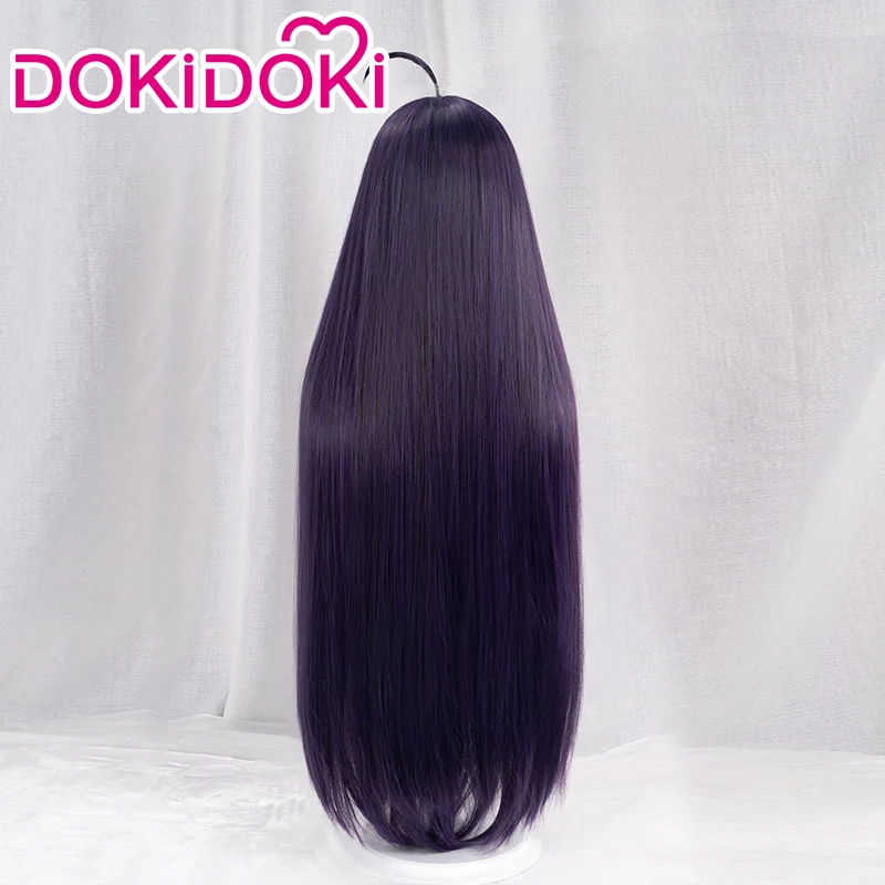 DokiDoki Novel Game AFK ARENA X OVERLORD Cosplay Cosplay Wig Albedo Wig Long Purple - Image 3