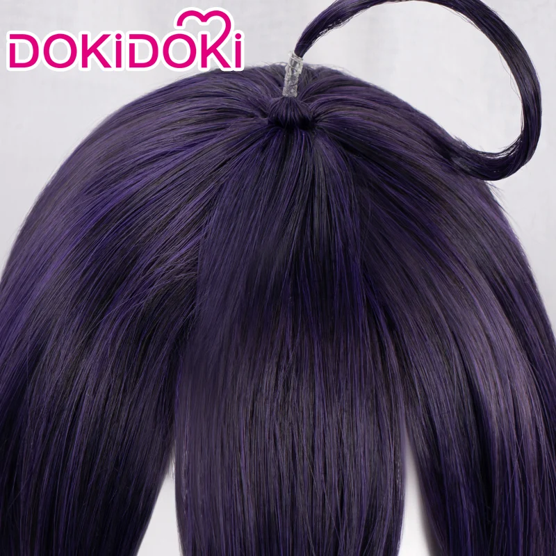 DokiDoki Novel Game AFK ARENA X OVERLORD Cosplay Cosplay Wig Albedo Wig Long Purple - Image 4