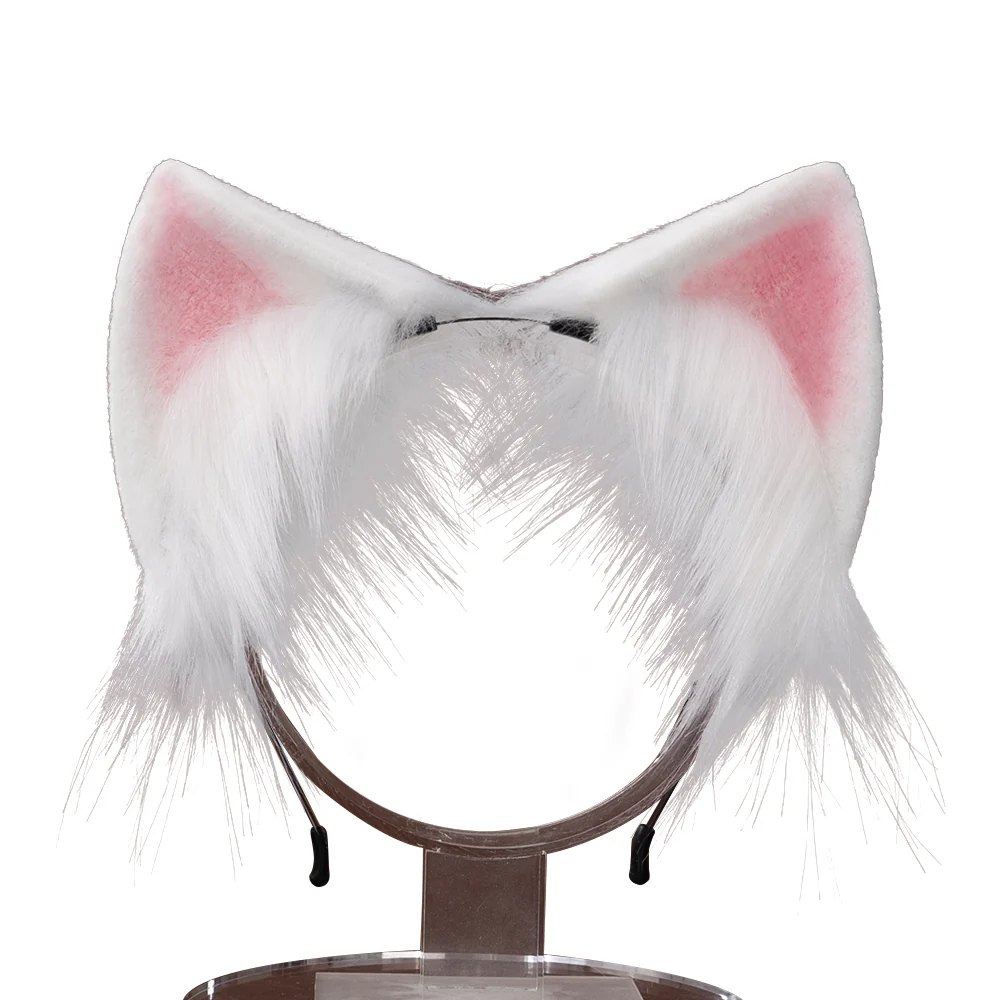 【Ready For Ship】DokiDoki Game Anime Nekopara Cosplay Chocola / Vanilla Hair Band Cat Ears Lolita Cute - Image 6