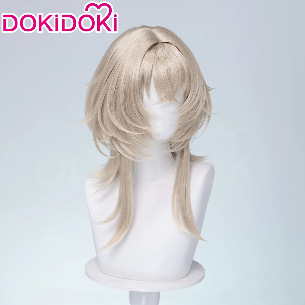 【Ready For Ship】DokiDoki Game Arknights: Endfield Cosplay Avywenna Wig Long Light Blonde Layered Hair - Image 3