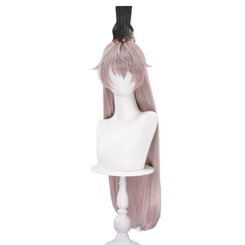 DokiDoki Game Ashes of the kingdom Cosplay Yuanji Cosplay Wig Long Straight Grey Yuan Ji - Image 5