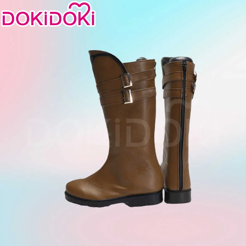 DokiDoki Game Cosplay  Black / Brown Shoes - Image 4