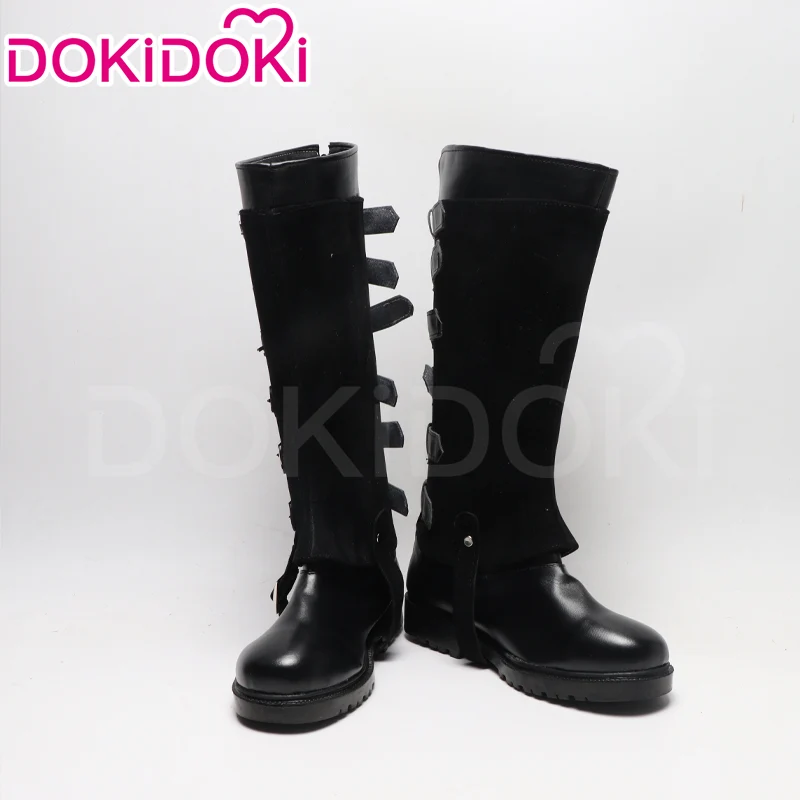 DokiDoki Game Cosplay  Black / Brown Shoes - Image 9