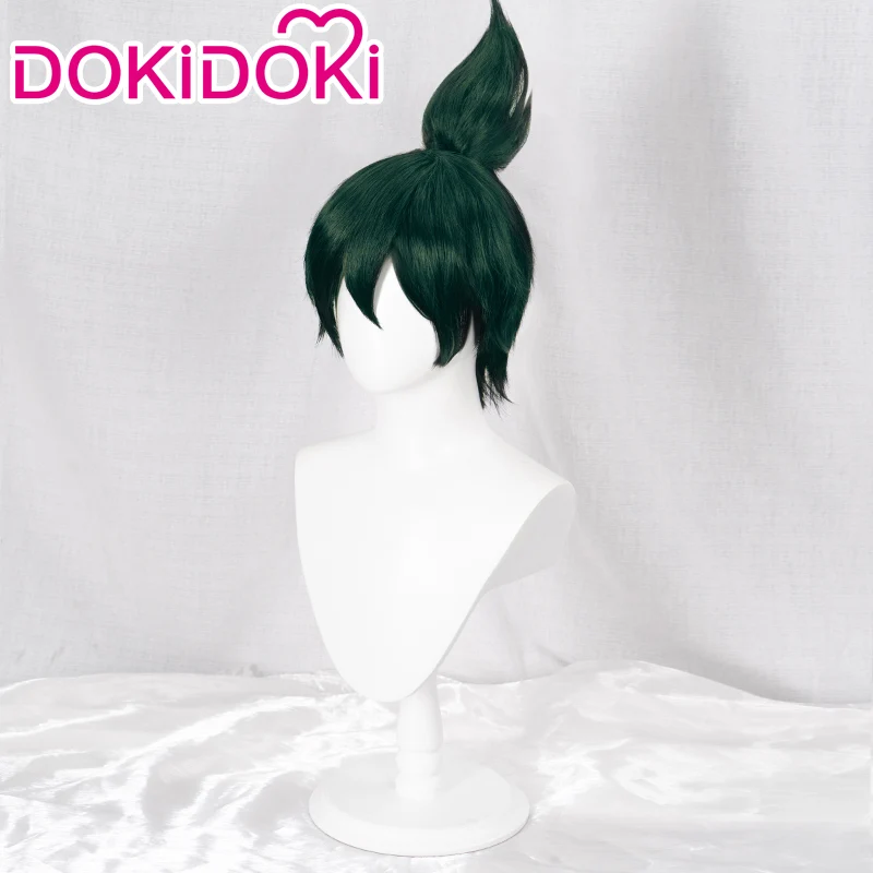 DokiDoki Game Cosplay Cosplay Short Green Wig / Mask