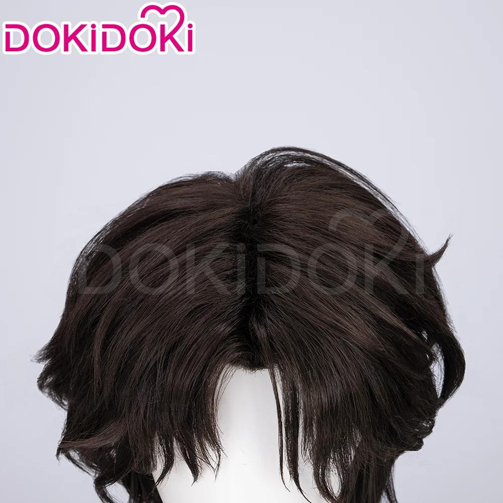 【Partially Ready For Ship】DokiDoki Game Cosplay Cosplay Wig Short Brown Cool Male - Image 10