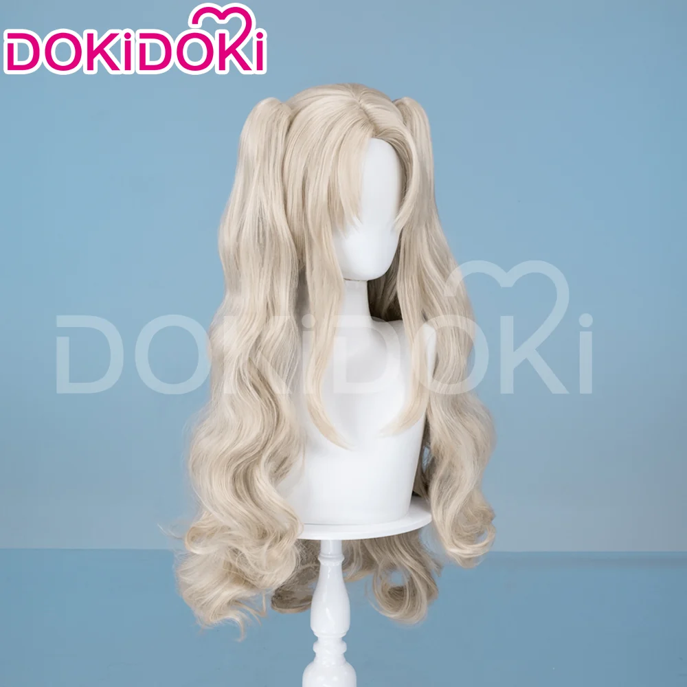 【Ready For Ship】DokiDoki Game Cosplay Fate/Grand Wig Ereshkigal Women Long Blonde / Purple Straight Dark / Light Hair FGO - Image 9