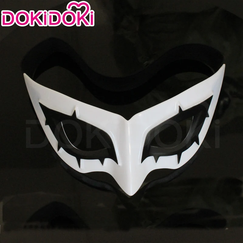DokiDoki Game Cosplay Jorker Amamiyaa Renn Cosplay Wig Short Curly Black Hair/ Mak - Image 4