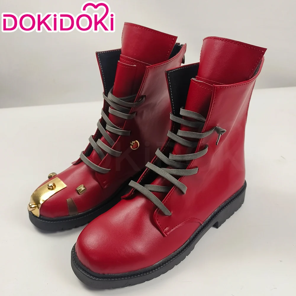 DokiDoki Game Cosplay Shoes Red Bootes - Image 2