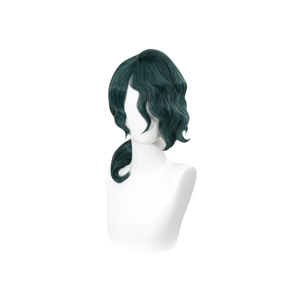 【Ready For Ship】DokiDoki Game Cosplay Wig Long Curly Green Hair - Image 5