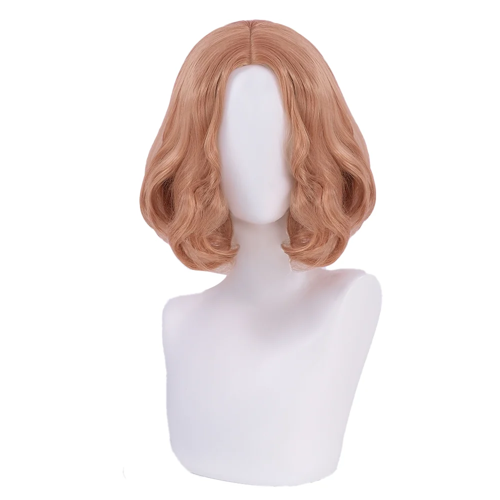 DokiDoki Game Cosplay Wig Short Brown Hair - Image 5