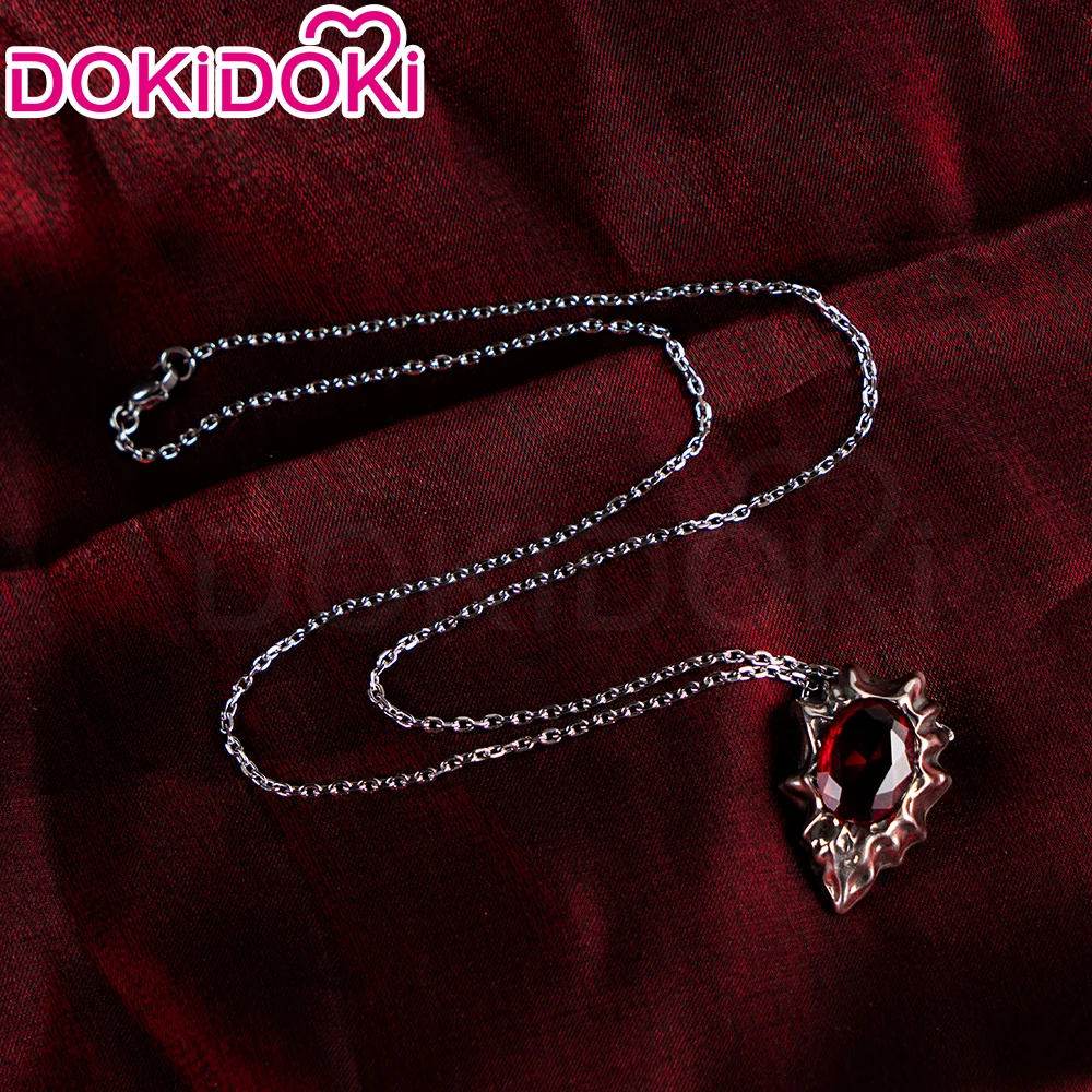 【Ready For Ship】DokiDoki Game Cosplay Wig / Necklace Short Straight Dark / Light Grey Men Hair - Image 16