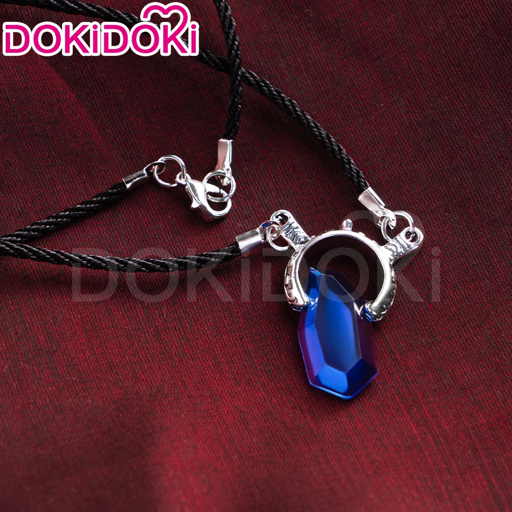 【Ready For Ship】DokiDoki Game Cosplay Wig / Necklace Short Straight Dark / Light Grey Men Hair - Image 20