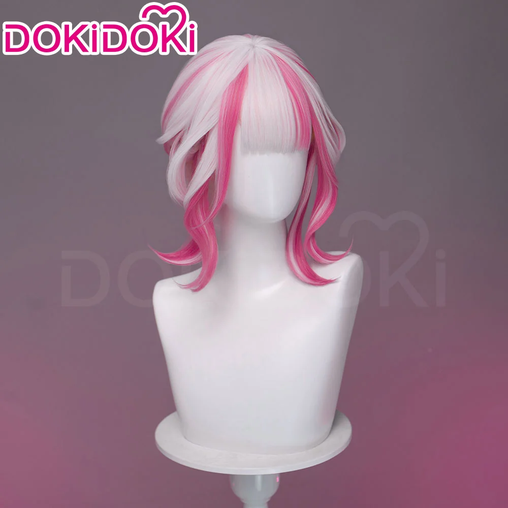 【Partially Ready For Ship】DokiDoki Game Cosplay Woman Wig Long Straight Black Purple Vengeance Skin Blood Kariudo Daring Daifuku - Image 19