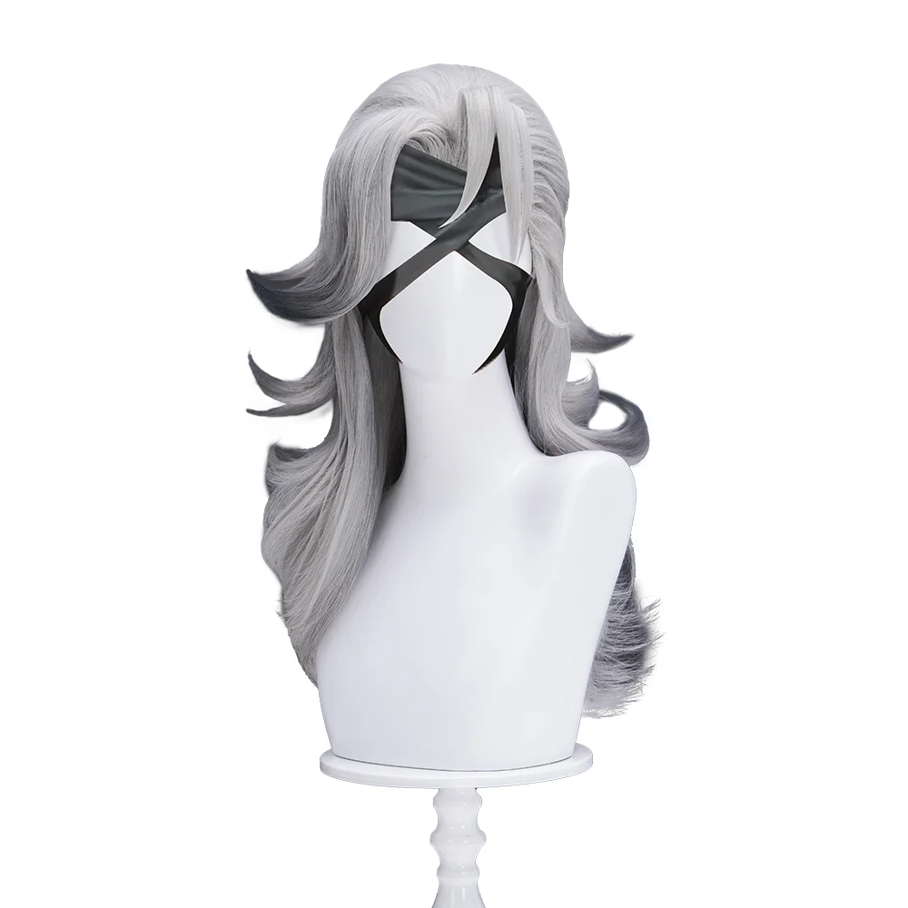 【Ready For Ship】Dokidoki Game Cosplay Woman Wig Mid-length Yellow Silver Hair Malice Skin - Image 11