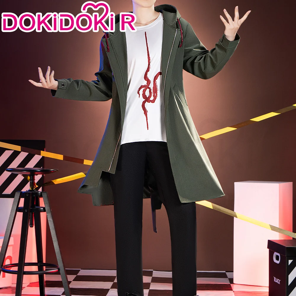 【IN STOCK】【Size S-2XL】DokiDoki-R Game Cosplay Green Coat Costume - Image 2